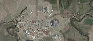 Aerial view of Larned Correctional Mental Health Facility