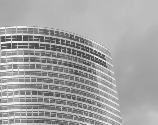 A photograph of the headquarters of Goldman Sachs