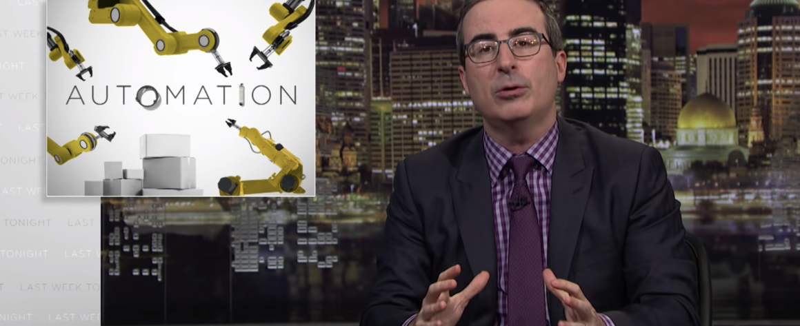 John Oliver on "Last Week Tonight" discusses workplace automation